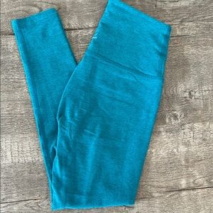 Beyond Yoga Blue High Waist Leggings